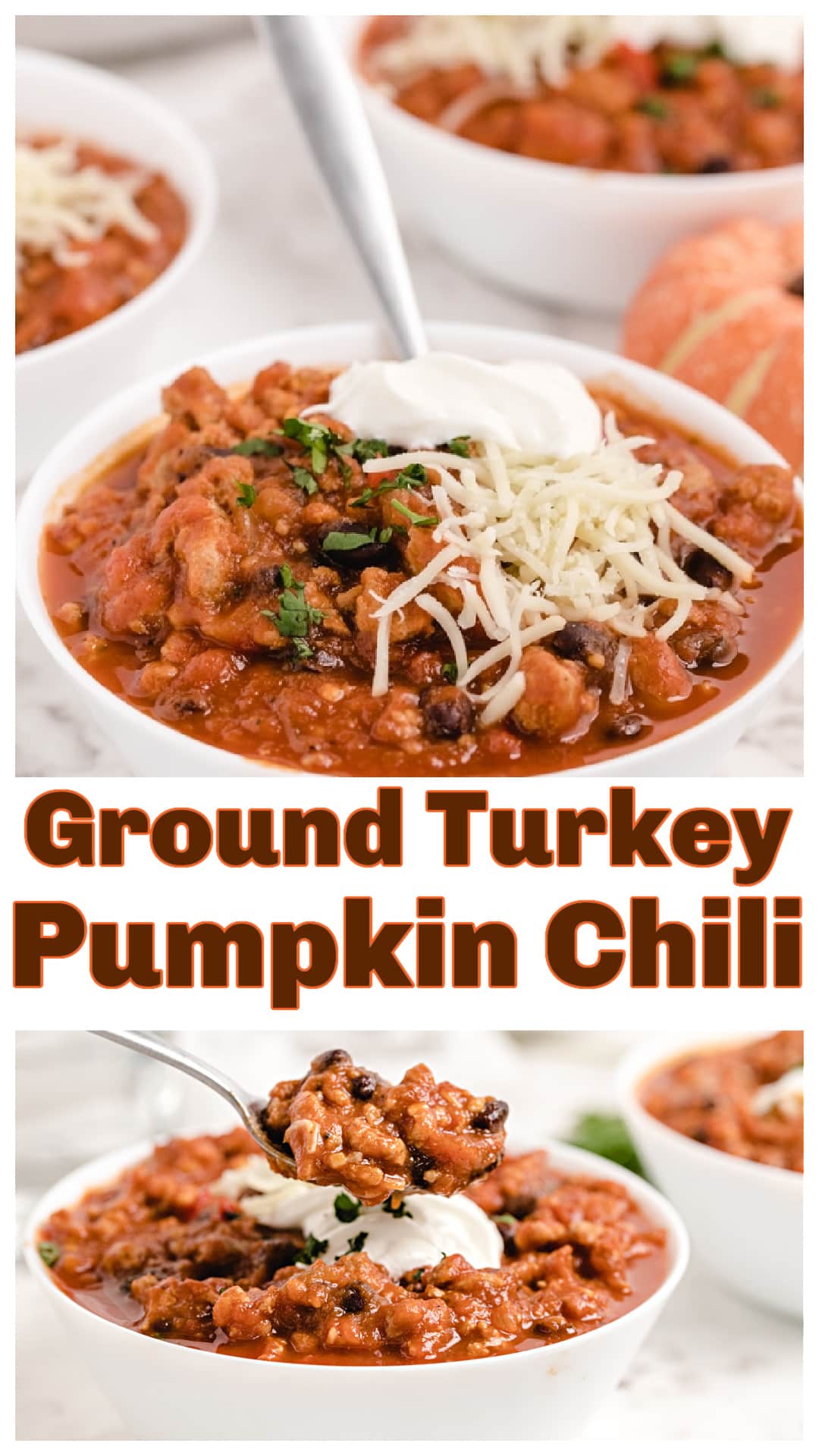 Pumpkin chili with ground turkey made savory and smooth with pumpkin purée and spice. A hearty one-pot fall dinner that’s easy to make and full of real flavor. Perfect for cold nights, weeknight meals, or Halloween gatherings. Ground turkey chili recipe, fall dinner ideas, and savory pumpkin recipes that bring comfort to the table. via @cmpollak1