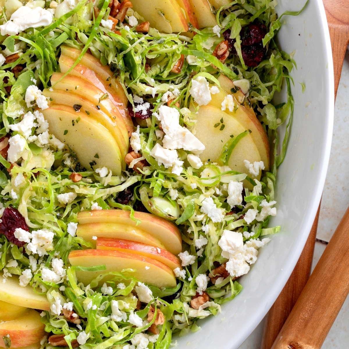 shaved brussels sprouts salad