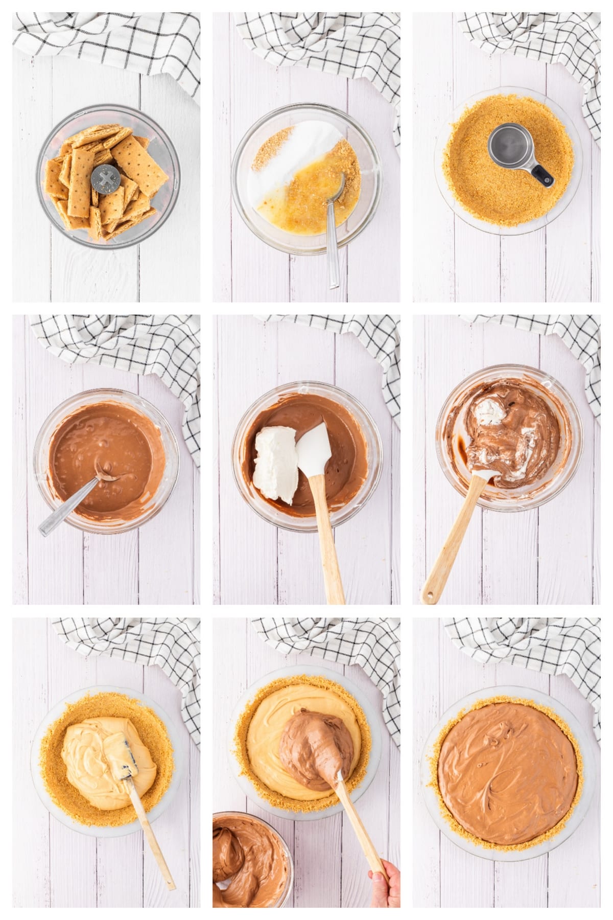 how to make Costco copycat pie with peanut butter chocolate