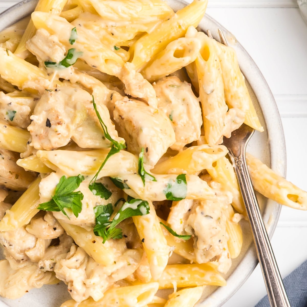 Creamy Garlic Chicken Pasta