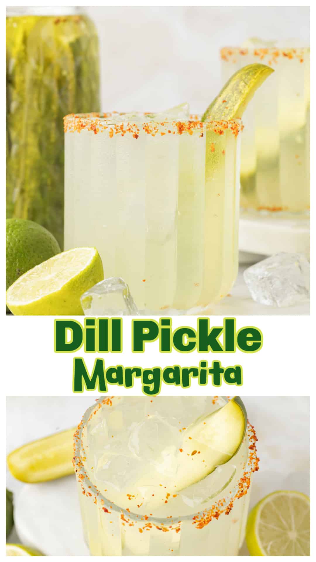 This dill pickle margarita is the savory cocktail you didn’t know you needed. Made with dill pickle juice, tequila, triple sec, lime, and a Tajín rim, it’s bold, briny, and made for burger season. Whether you're sipping on the patio or hosting a backyard cookout, this drink is sharp, salty, and totally unexpected—in the best way. Don’t forget the pickle spear garnish. via @cmpollak1