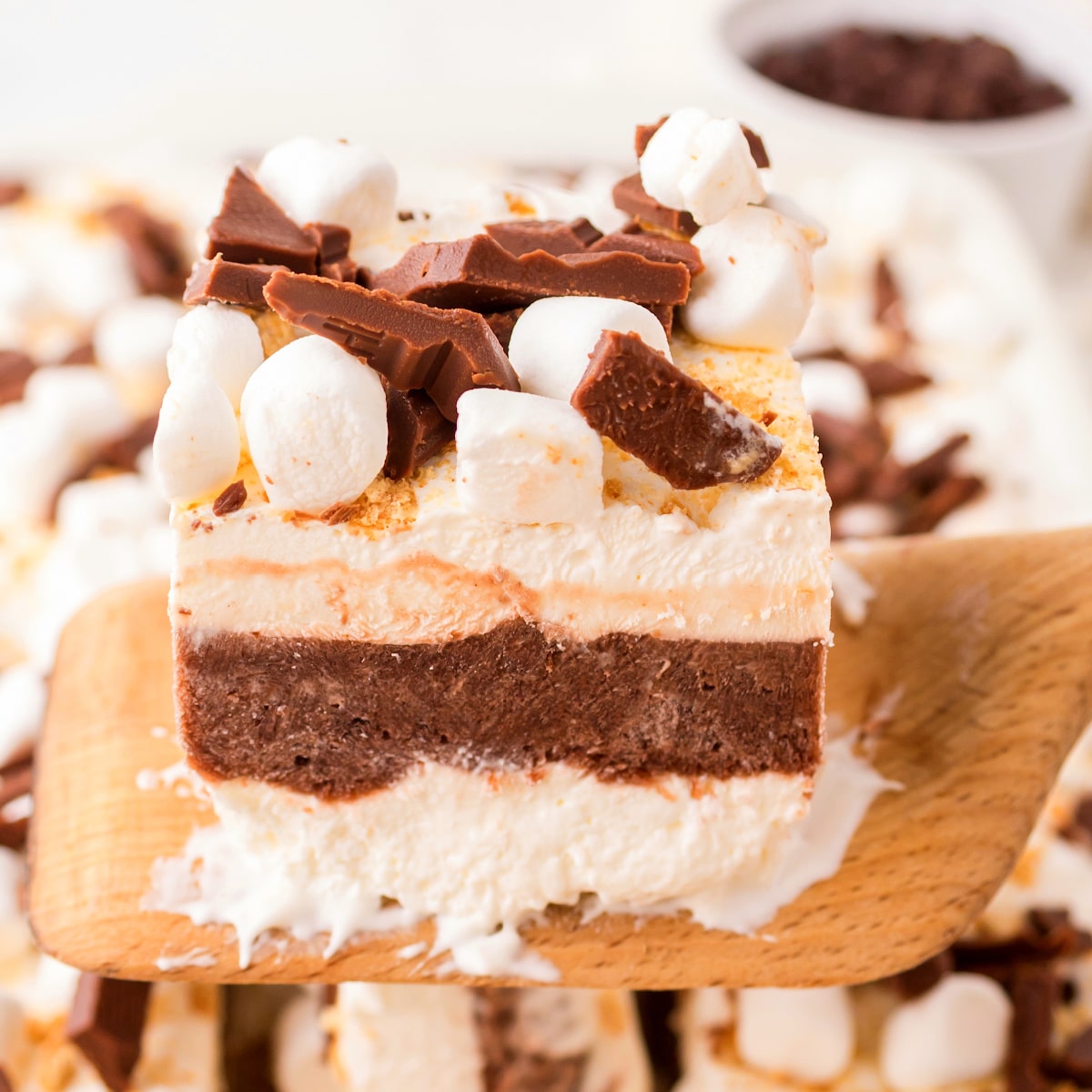 Frozen S'mores Lasagna