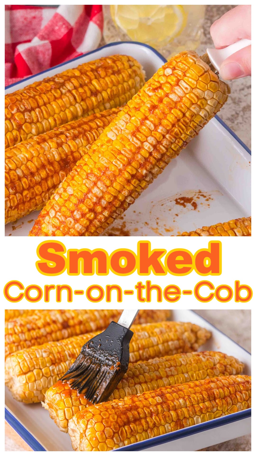 Smoked corn on the cob made easy with the pellet grill. This recipe uses a seasoned garlic butter with brown sugar, paprika, and pantry spices for big flavor. The corn stays tender from soaking and gets brushed multiple times while it smokes low and slow. No wrapping or husks needed. Perfect for summer BBQs, cookouts, or any time you’ve got fresh corn. Try this pellet grill corn on the cob for a smoky twist on a classic side. via @cmpollak1