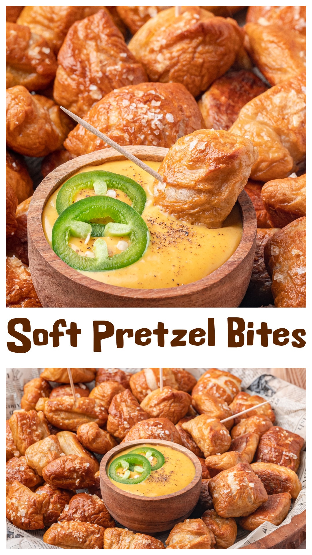 These homemade soft pretzel bites are golden, chewy, and better than anything from the mall. Made with pantry staples and a quick baking soda bath, this easy pretzel bites recipe is perfect for game day, parties, or serious snack cravings. Learn how to make soft pretzel bites from scratch with that bakery-style crust and the right amount of salt in every bite. via @cmpollak1