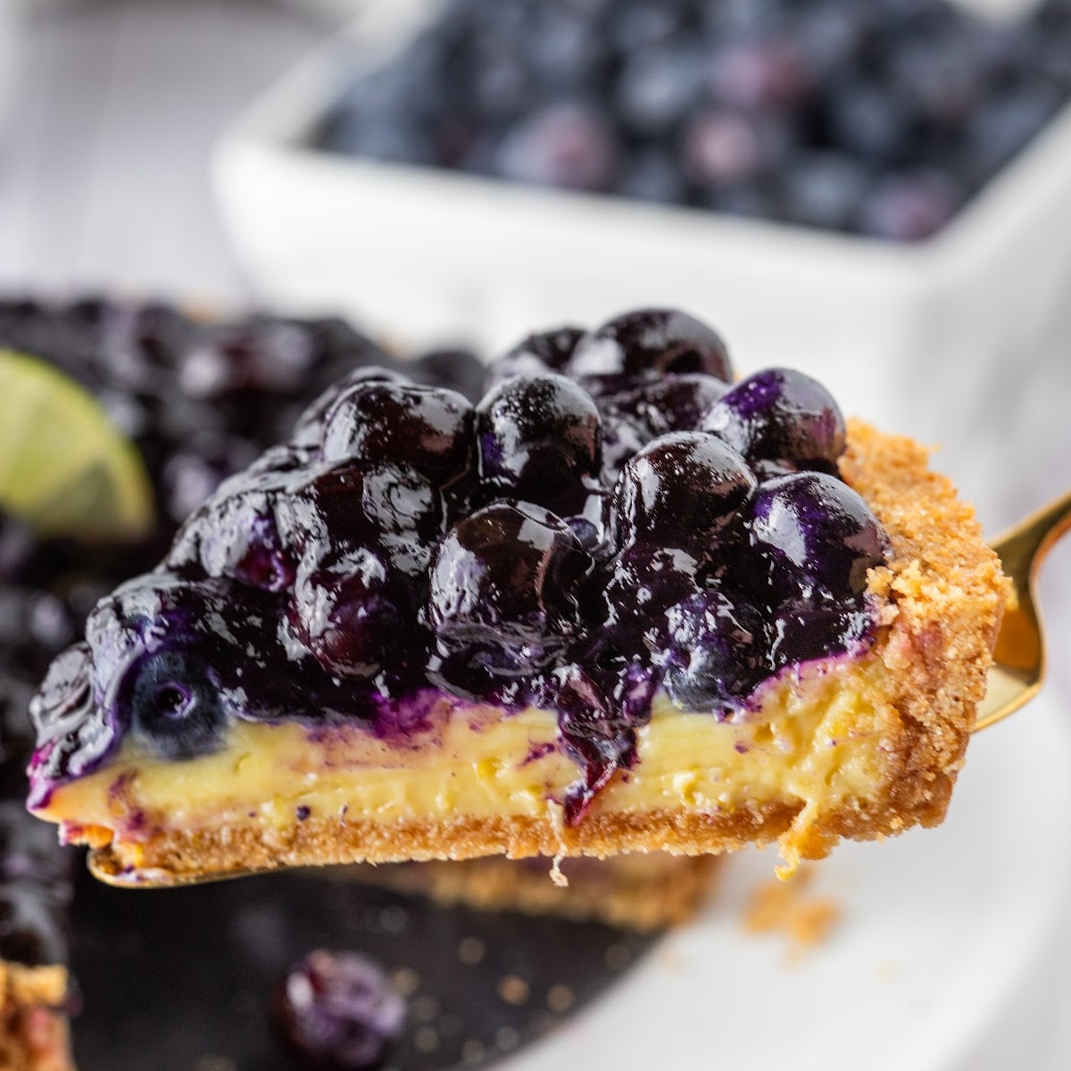 Blueberry Key Lime Tart