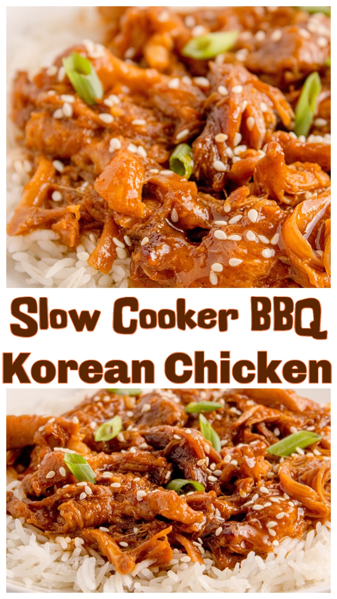 Sticky and saucy slow cooker Korean BBQ chicken is the weeknight dinner that cooks low and slow until it’s fall-apart tender. Gochujang adds heat, garlic and ginger bring sharp flavor, and the sauce clings to every shred of chicken. Serve it over rice, tuck it into tacos, or pile it into sliders. It’s an easy slow cooker chicken recipe that feels like takeout without leaving the house, and the leftovers are just as good the next day. via @cmpollak1