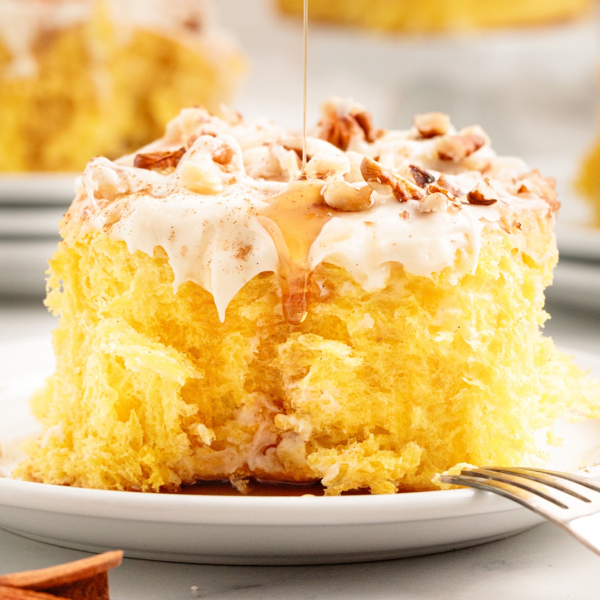 Butternut Squash Cinnamon Rolls with Cream Cheese Glaze