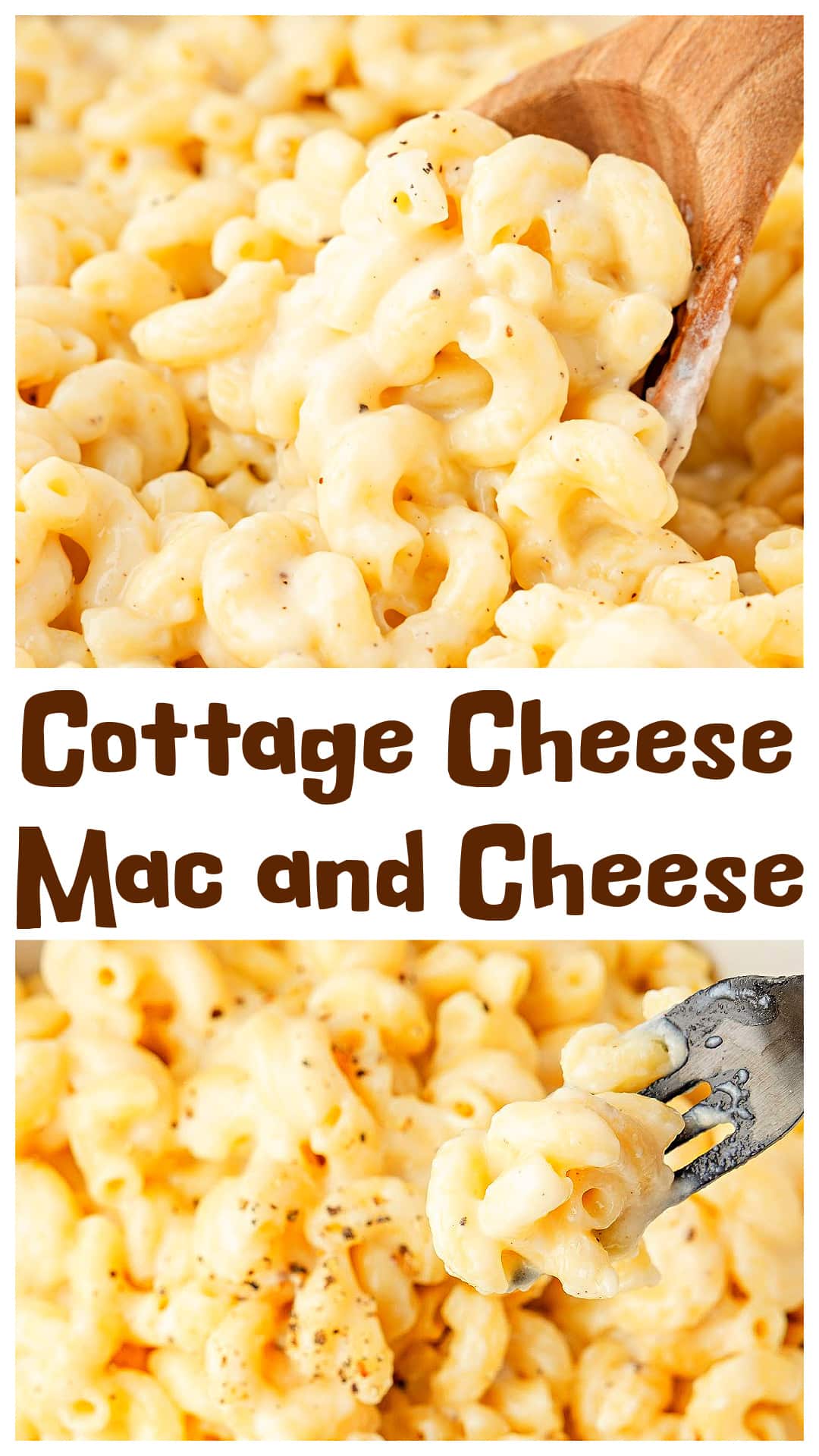 Creamy cottage cheese mac and cheese made right on the stovetop. This high protein mac and cheese skips the flour and butter but stays rich, cheesy, and perfectly creamy. The blender sauce makes this no roux mac and cheese smooth and easy for weeknight dinners. A quick, comforting pasta recipe made with cottage cheese that tastes as good as it looks. via @cmpollak1
