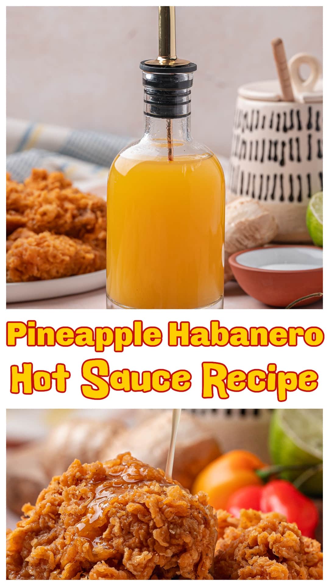 Homemade pineapple habanero hot sauce brings real fruit and fire together in one bottle. Fresh pineapple, honey, and vinegar create the kind of sweet heat that makes everything taste alive. It’s bold, balanced, and easy to make in your own kitchen. Perfect for drizzling on fried chicken, tossing with shrimp, or spooning over pizza when you want that tropical, fiery edge. via @cmpollak1
