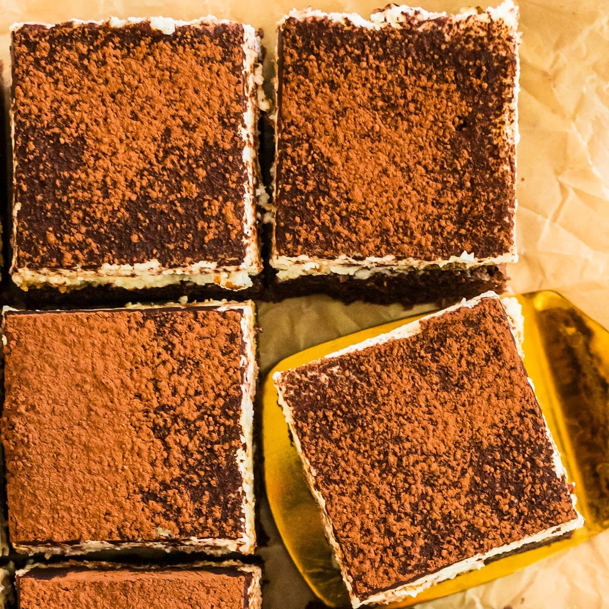 Tiramisu Brownies