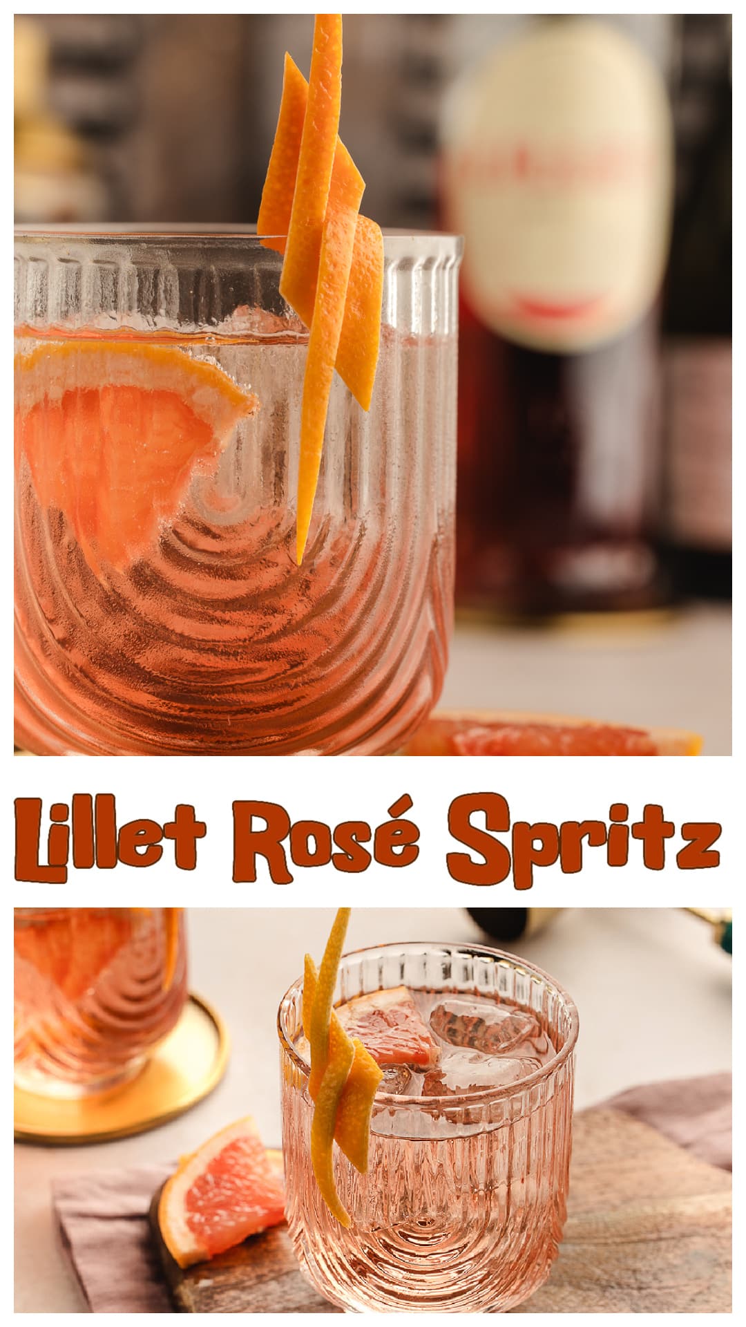 A Lillet Rosé spritz made for the opening moments of a holiday meal. Light, floral, a little citrus, a little frost. It slips into the room without announcing itself and resets the whole mood by a fraction. Lillet Rosé brings perfume and quiet red-fruit warmth, sparkling wine adds lift, and fresh grapefruit sharpens everything. The kind of rose-gold ritual that steadies the table before the carving starts. via @cmpollak1
