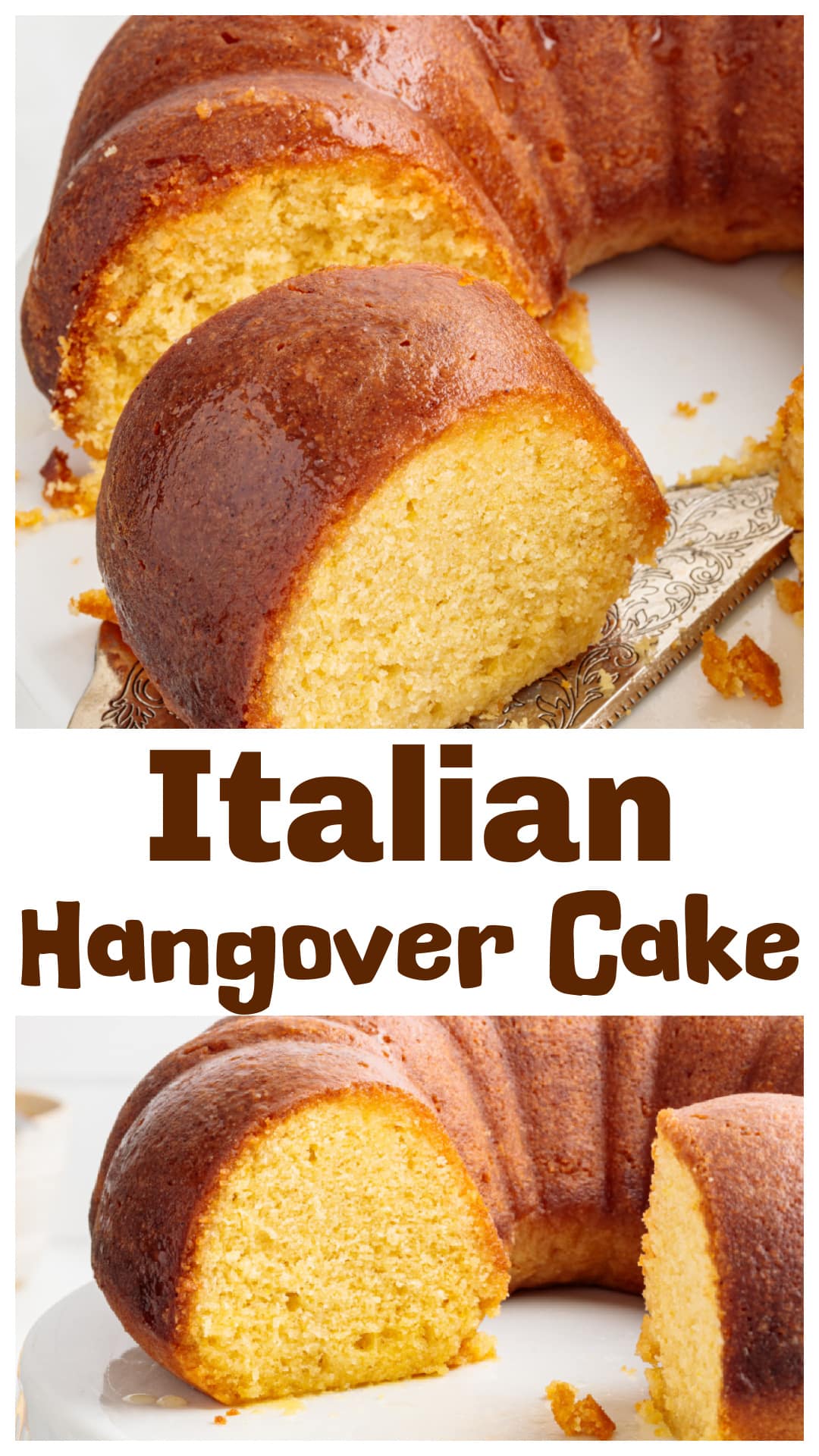 Italian Hangover Cake is a syrup-soaked Bundt made with olive oil, butter, ground almonds, citrus zest, and Amaretto. Instead of vodka for shock value, this version leans into almond and citrus, then gets soaked with a liqueur syrup that settles into the crumb. Moist, fragrant, make-ahead friendly, and genuinely better the next day. via @cmpollak1