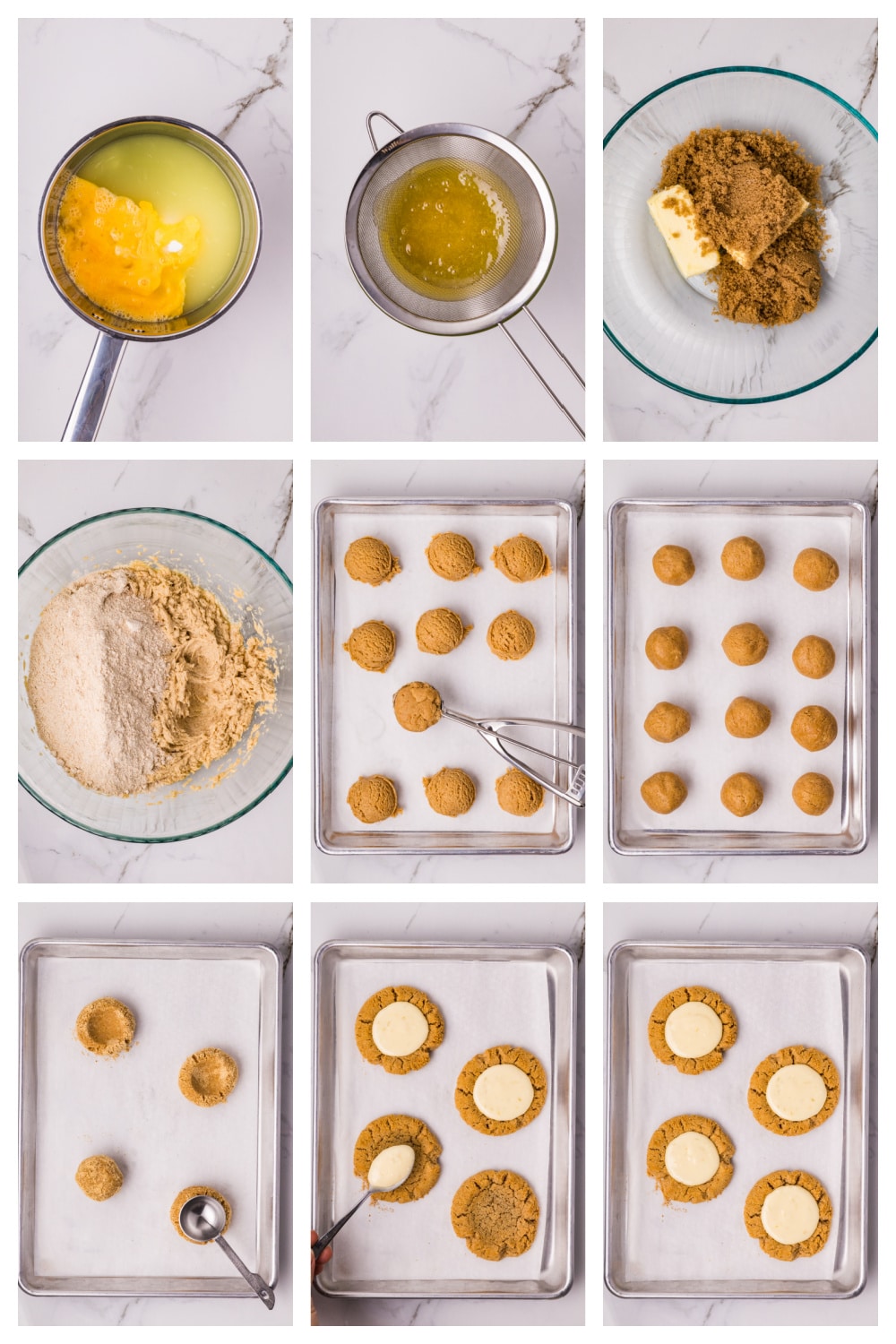 key lime pie cookiesstep by step