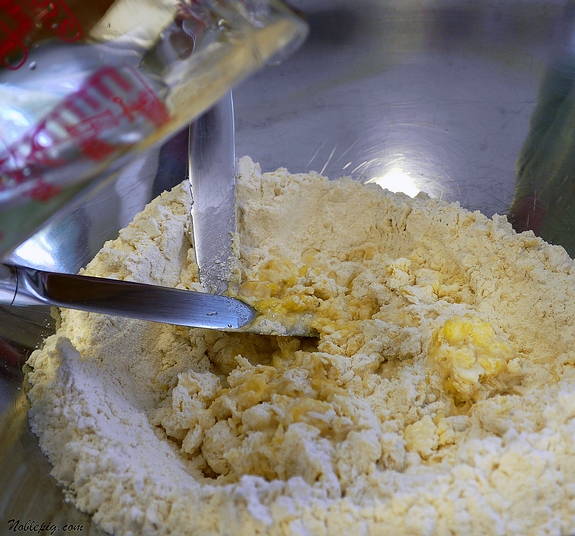 making pierogi dough